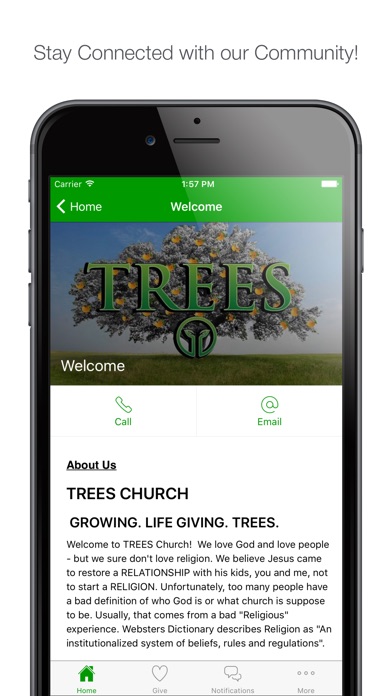 TreesChurch App screenshot 2