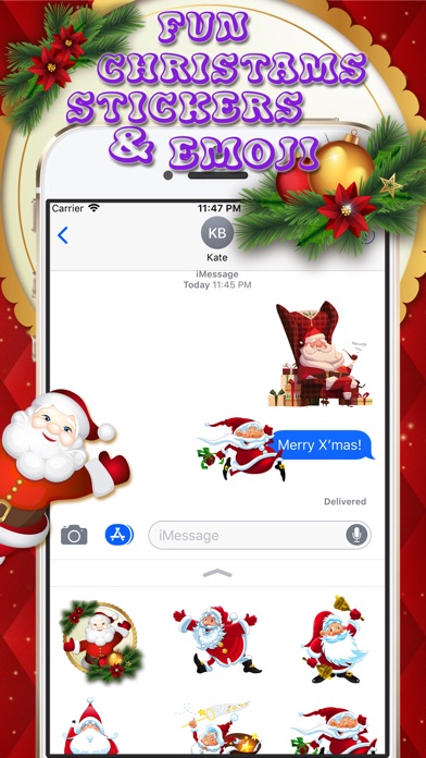 Fun Christmas Stickers & Emoji screenshot 3