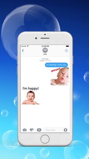 Adorable Baby Expression Stickers