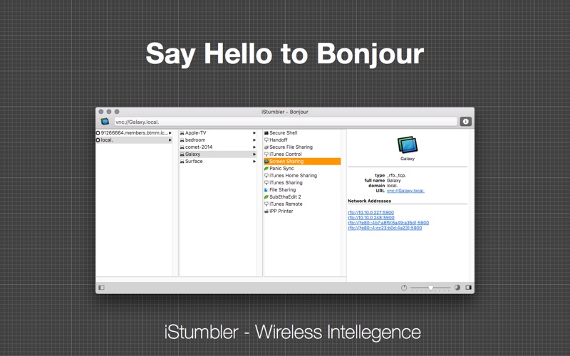 mac os app istumbler