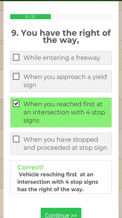 OHIO DMV PRACTICE PERMIT TESTS screenshot-7