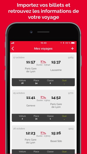 TGV Lyria : horaires & trajets(圖3)-速報App