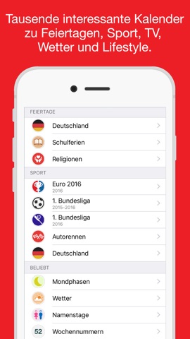 Ferien Und Feiertage Kalender App Itunes Deutschland