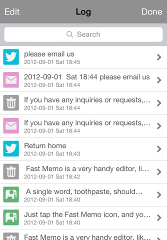 Fast Memo screenshot 2