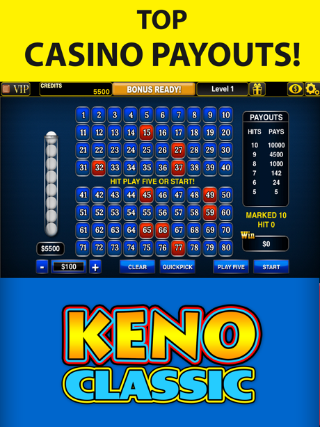 Hacks for Keno Classic