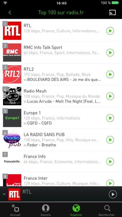 radio.fr Musique, Radios, FM