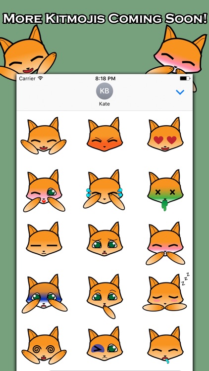 Kitmoji- Fox Stickers