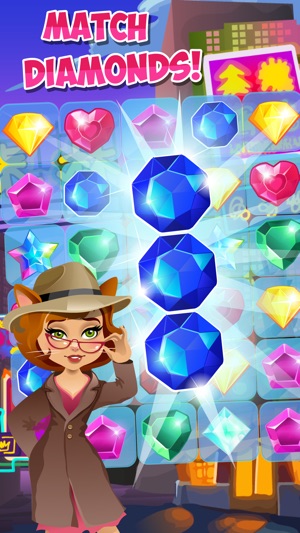 Jewels Detective Shiny Мatch 3(圖2)-速報App