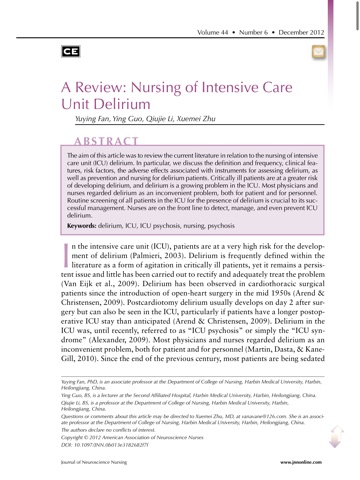 Journal of Neuroscience Nursing screenshot 3