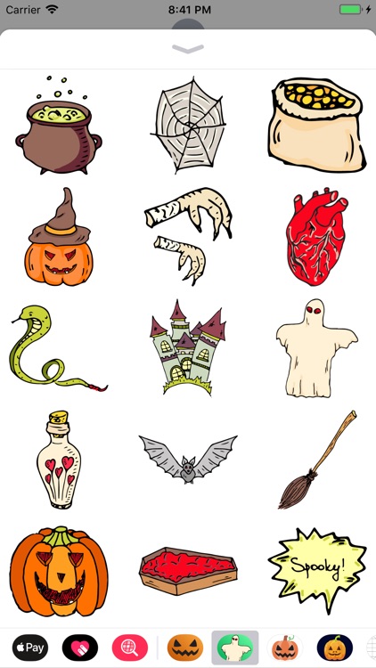 Happy Halloween Dark Sticker