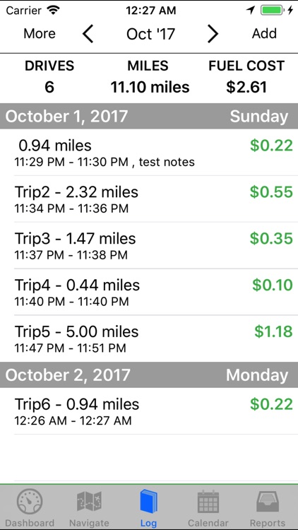 Extra Mile - Mileage Tracker
