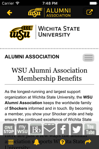 WSU Alumni Association screenshot 4