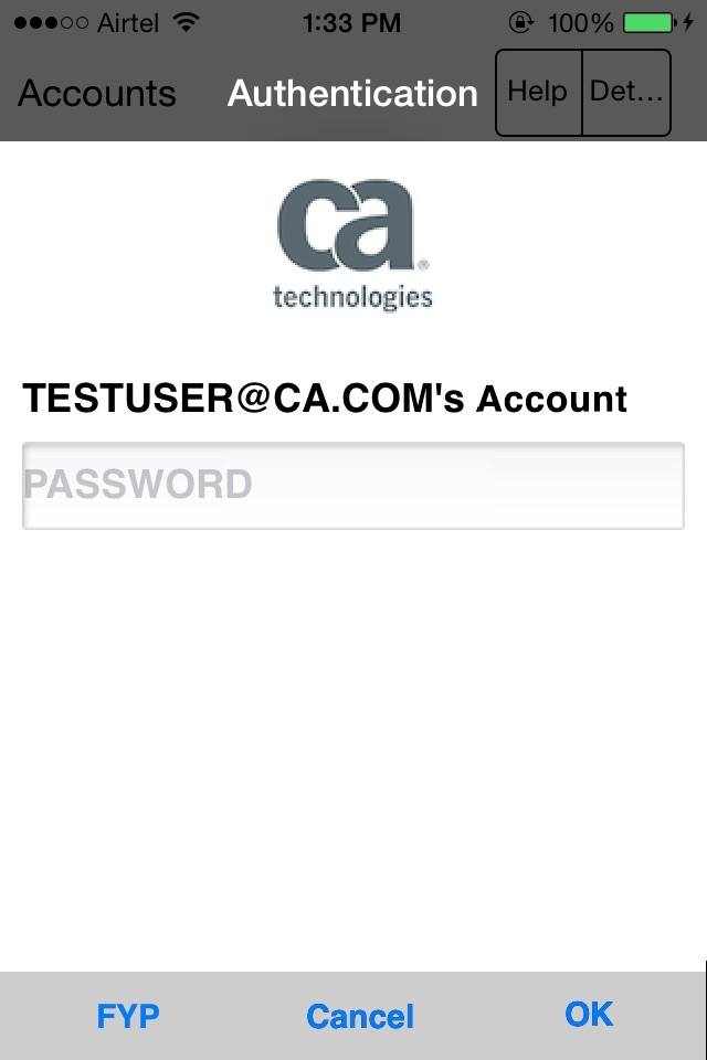 CA Auth ID screenshot 2