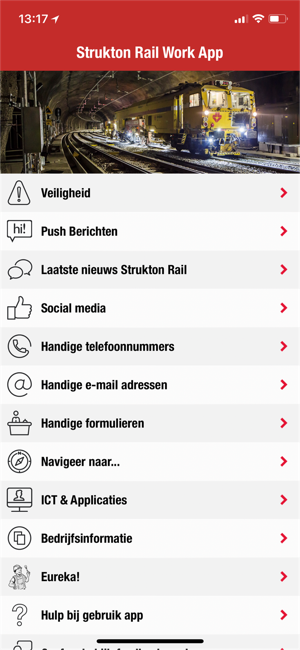 Strukton Rail Work App