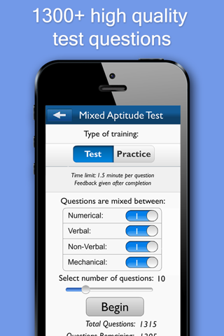 Aptitude Test Trainer - náhled
