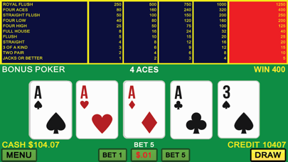 Bonus Poker Casino screenshot 2