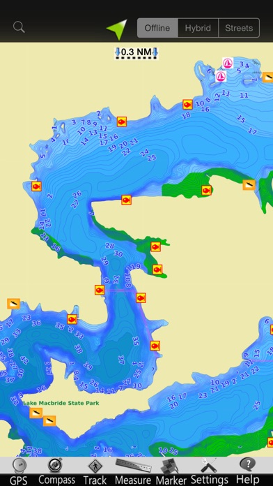 Macbride Lake Nautical Charts screenshot 3