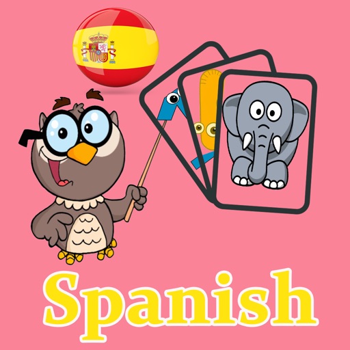 Spanish Learning Flash Card Icon