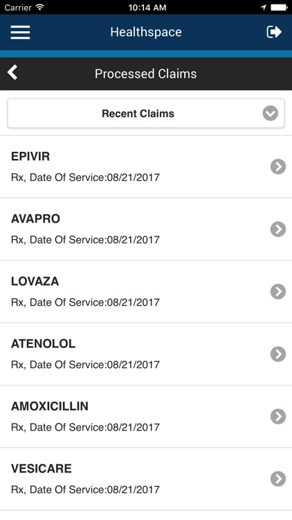 Healthspace screenshot-4