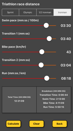 Triathlon Pace Calculator(圖3)-速報App