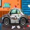 Get your police car ready for action with this clean up game