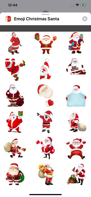 Emoji Christmas Santa(圖2)-速報App