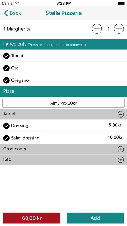 Stella Pizza, Gråsten screenshot-3