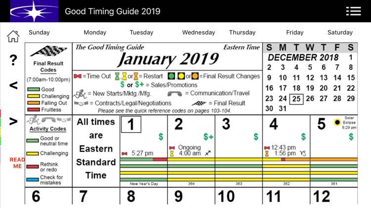 Good Timing Guide 2019