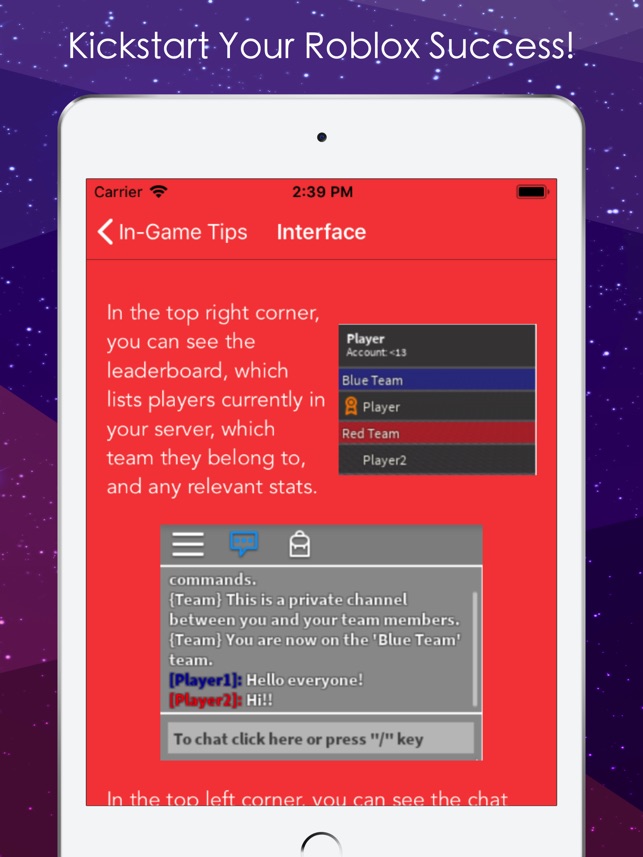 Tutorial For Roblox On The App Store