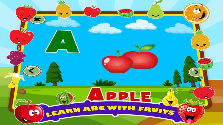 Fruit Names Alphabet ABC Games