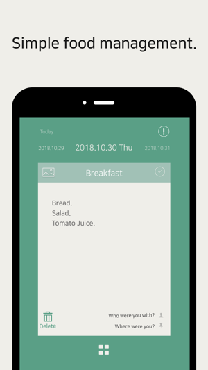 Dining Note: Simple food diary(圖3)-速報App