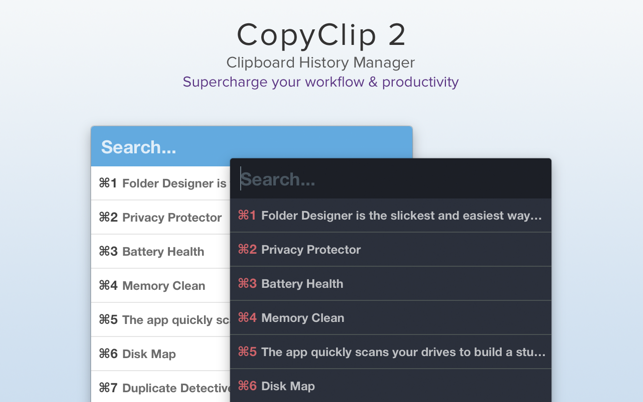 ‎CopyClip 2 - Clipboard Manager Screenshot