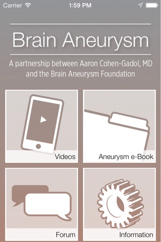 Brain Aneurysm Foundation screenshot 2