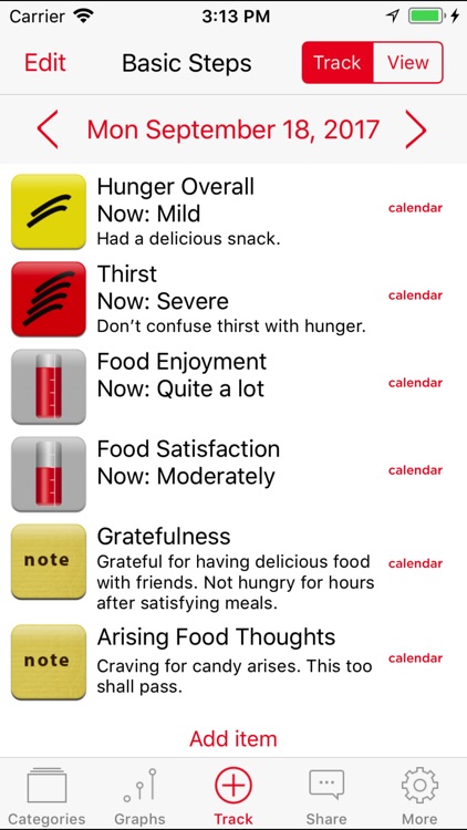 Mindful Eating Tracker screenshot-0