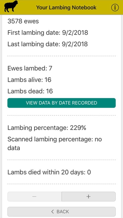 Lambing Notebook screenshot 4
