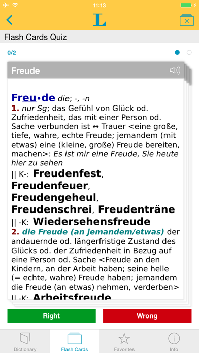 How to cancel & delete German Learner's Dictionary from iphone & ipad 3