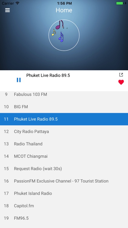 Thailand Radio Station Thai FM