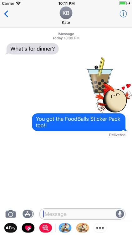 FoodBalls Sticker Sampler