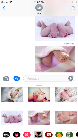 Baby Feet Sticker Pack(圖6)-速報App