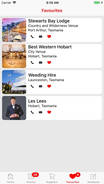 Weddings Tasmania Planner screenshot-5