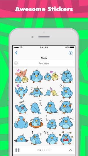 Pee Wee stickers by Shallu(圖1)-速報App