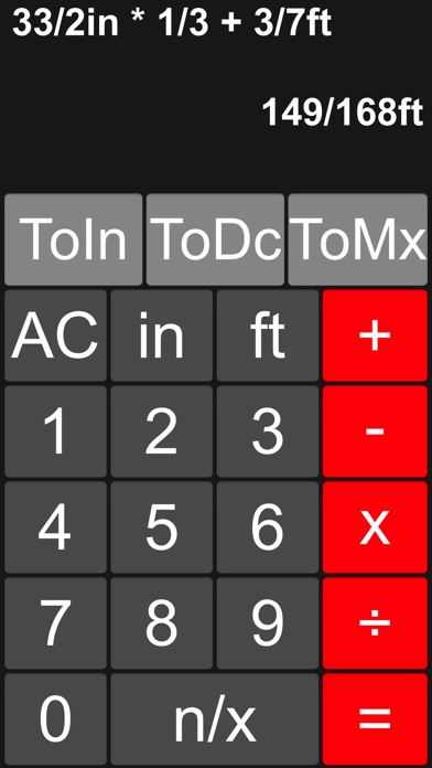 Imperial Fractions Calculator screenshot 4