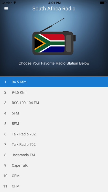 South Africa Radio Station FM