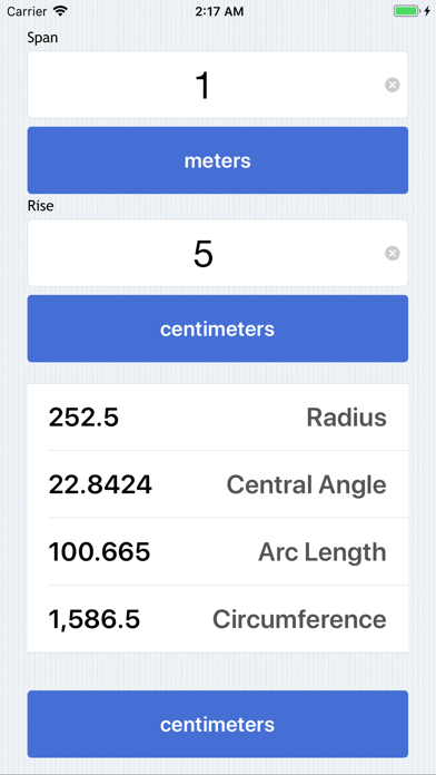 How to cancel & delete Radius Calculator from iphone & ipad 3