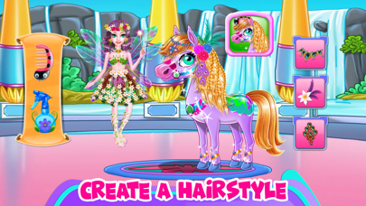 Fairy Horse Braided Hairstyle screenshot 4