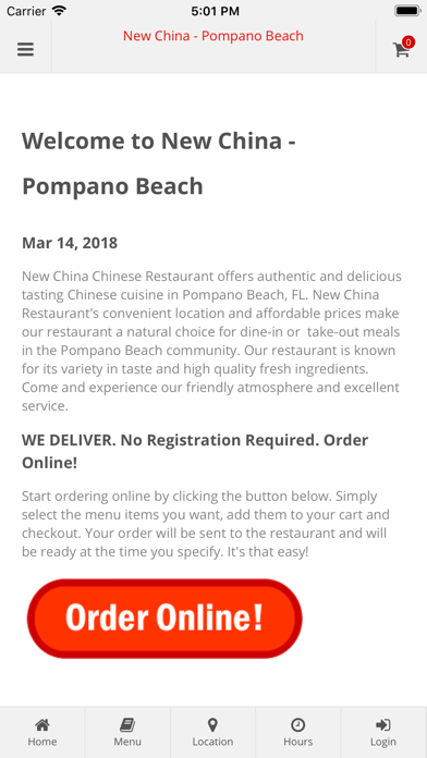 How to cancel & delete New China Pompano Beach from iphone & ipad 1