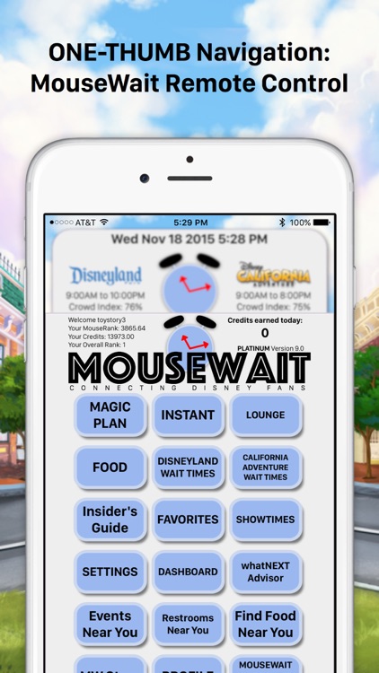 MouseWait Disneyland PLATINUM screenshot-3