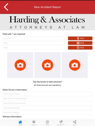 Harding Law Accident App screenshot 3