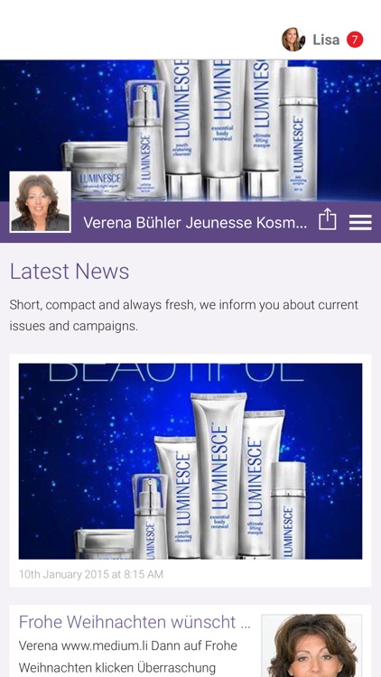 Verena BühlerJeunesse Kosmetik