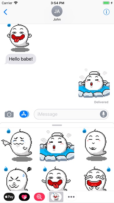 Little Ghost Animated Stickers screenshot 3
